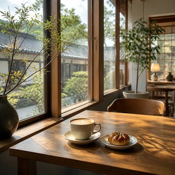 Coffee and pastry